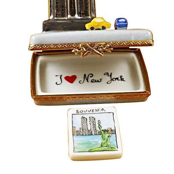 Empire State Building with Cars Limoges Box for Collectors, view 2