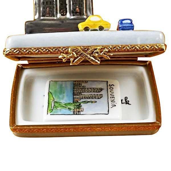 Empire State Building with Cars Limoges Box for Collectors, view 4