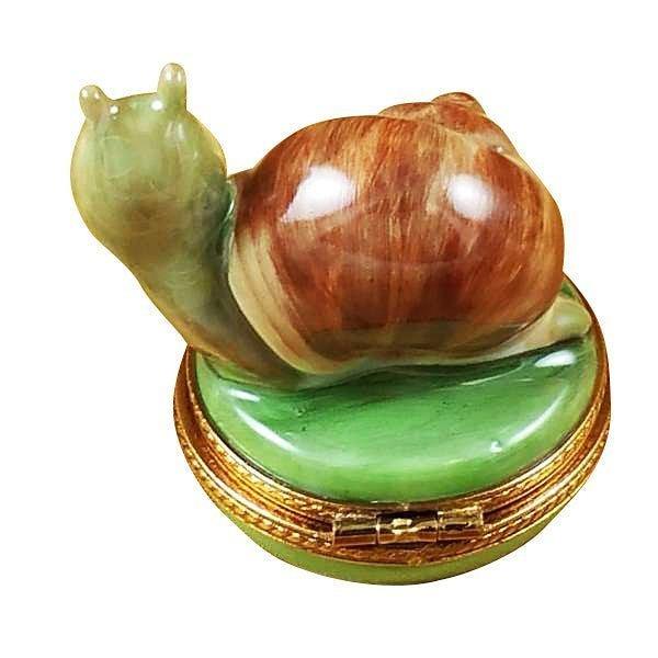 Escargot Snail Limoges Box for French Culture Lovers, view 3
