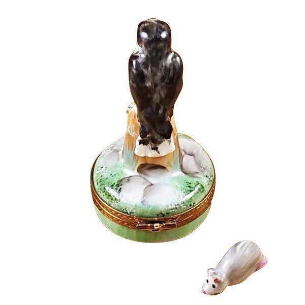 Falcon Mouse Limoges Box for Collectors, view 3