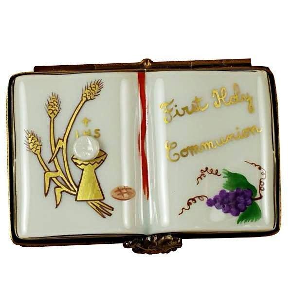 First Holy Communion Book Limoges Box, view 3