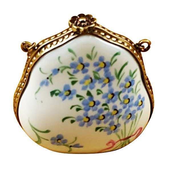 Forget Me Not Handbag Limoges Box, view 3