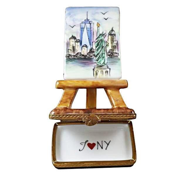 Freedom Tower Easel Limoges Box, view 2