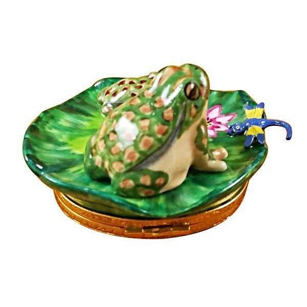 Frog and Baby Limoges Box for Nursery Decor, view 3
