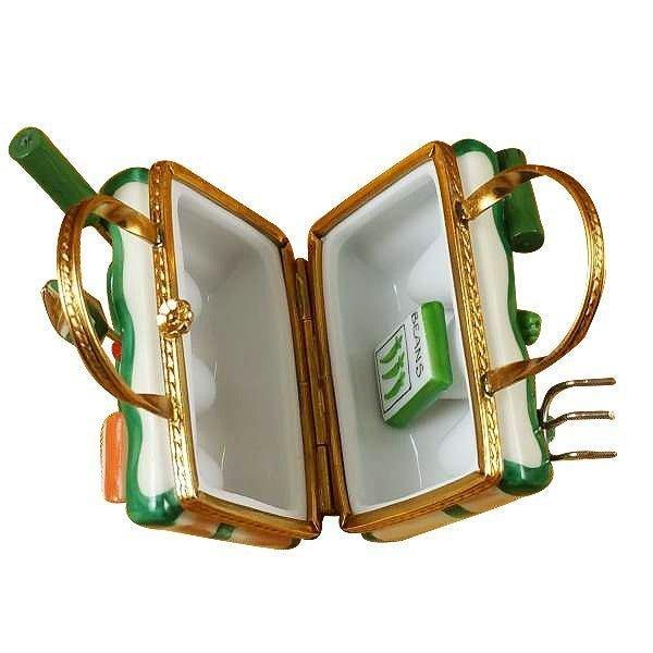 Gardening Bag with Tools Limoges Box, view 2