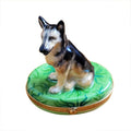 German Shepherd Product Limoges Box Dog Lover Gift, a hand-painted Limoges porcelain gift