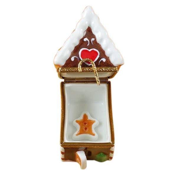Gingerbread House w Gingerman Limoges Box, view 2