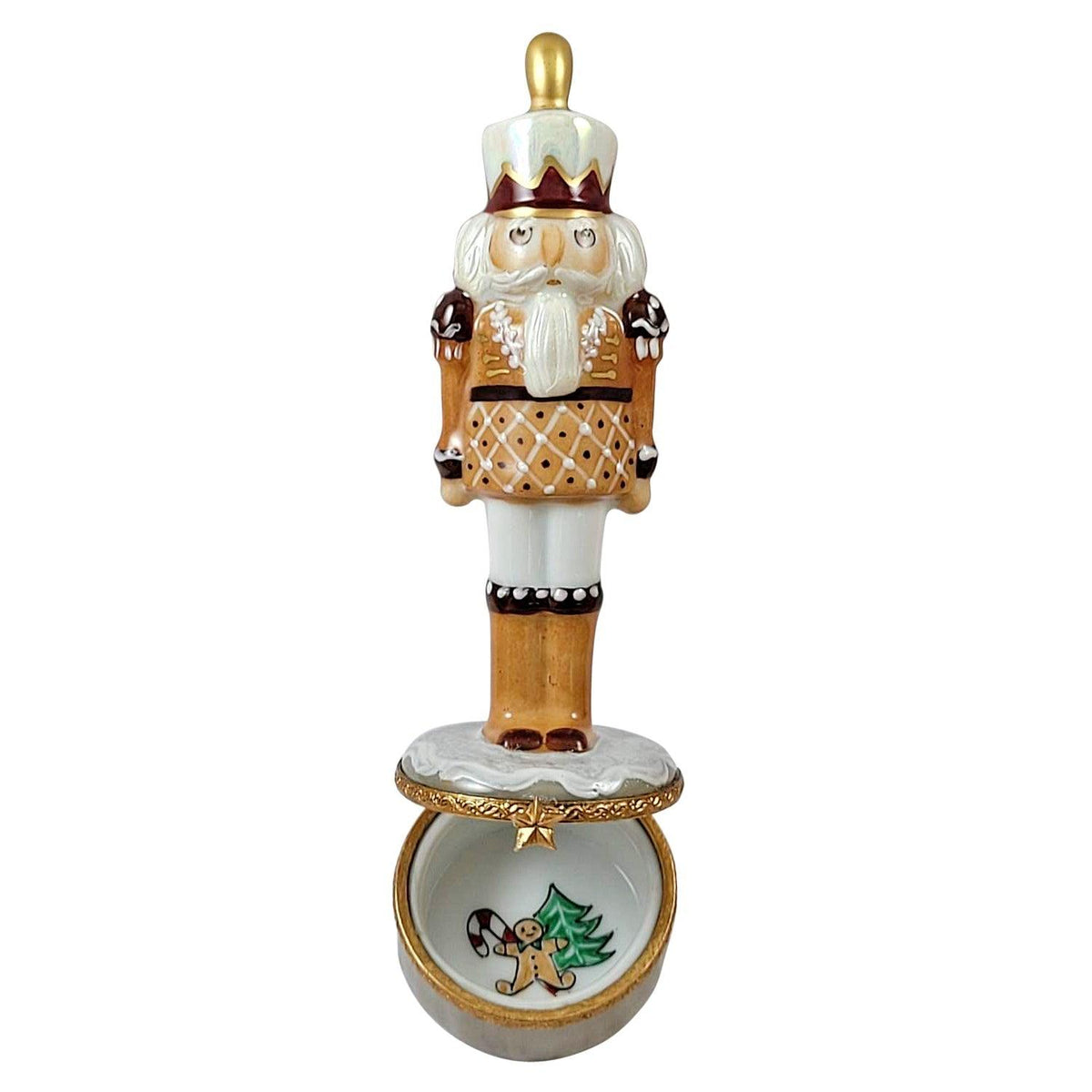 Gingerbread Nutcracker Limoges Box, view 2