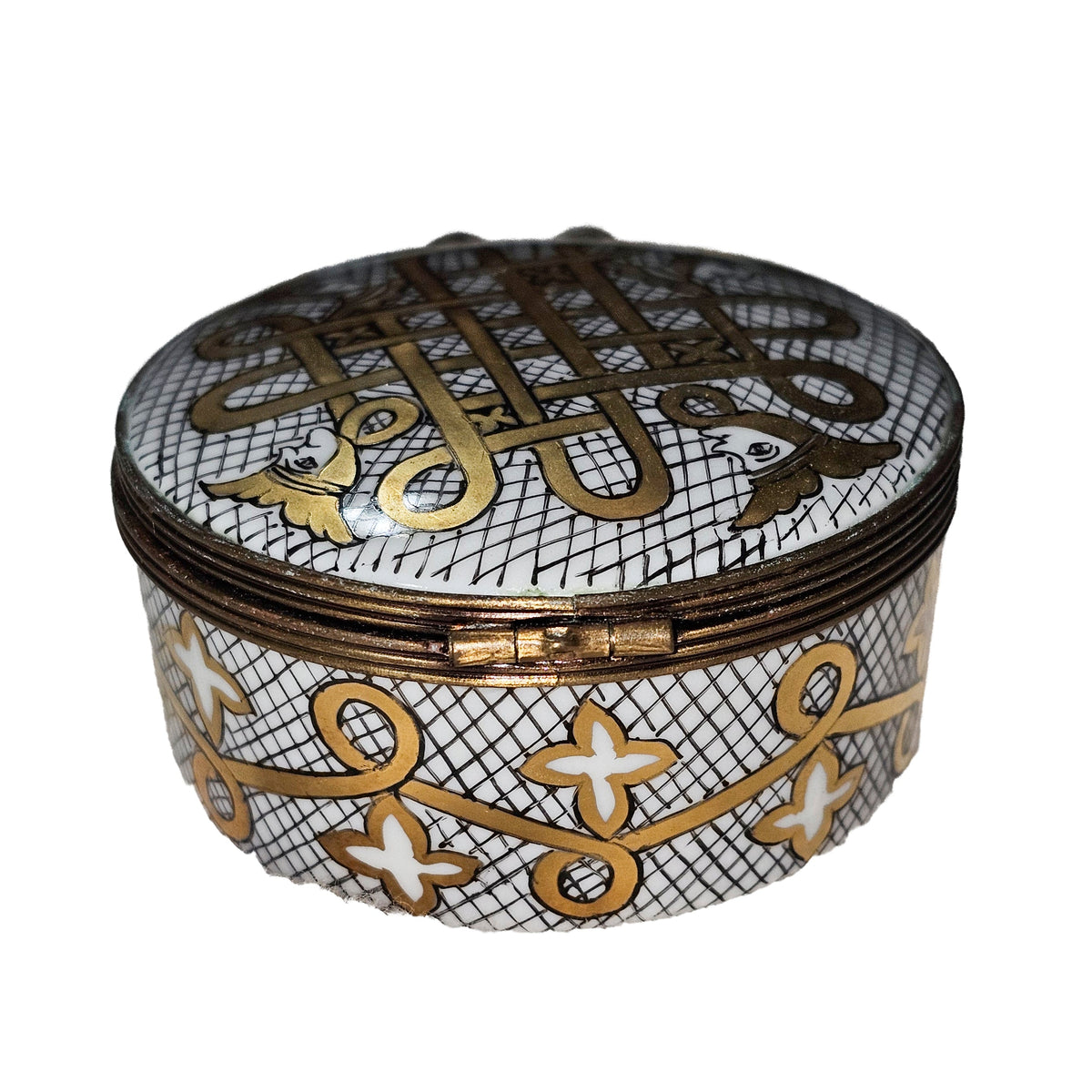 Gold Pattern Round Kings Queen Elegance, view 4