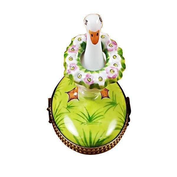 Goose Spring Christmas Wreaths Limoges Box Holiday Decor, view 6