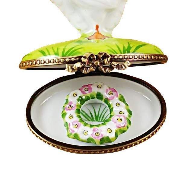 Goose Spring Christmas Wreaths Limoges Box Holiday Decor, view 7