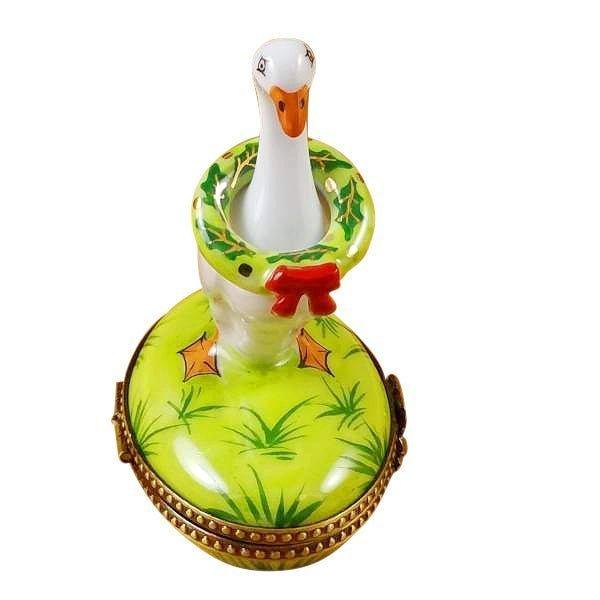 Goose Spring Christmas Wreaths Limoges Box Holiday Decor, view 4