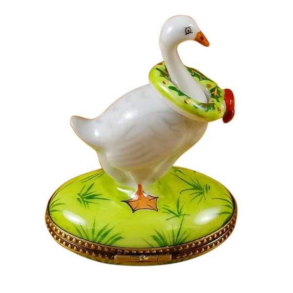 Goose Spring Christmas Wreaths Limoges Box Holiday Decor, view 9