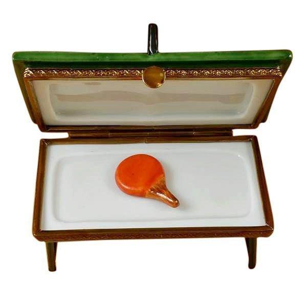 Limoges Green Ping Pong Table for Collectors, view 2