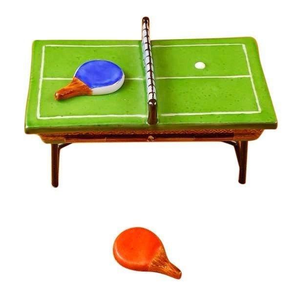 Limoges Green Ping Pong Table for Collectors, view 3
