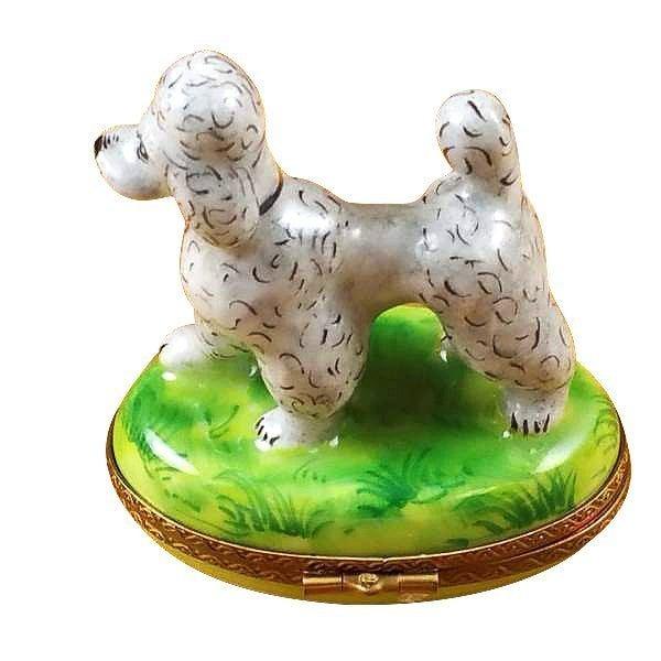 Grey Poodle Limoges Box for Dog Lovers, view 3