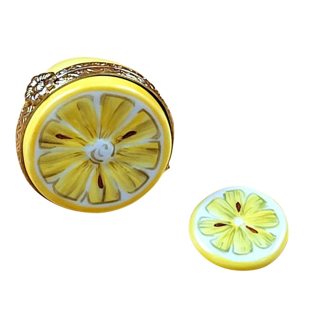 Half Lemon Removable Slice Limoges Box, view 3