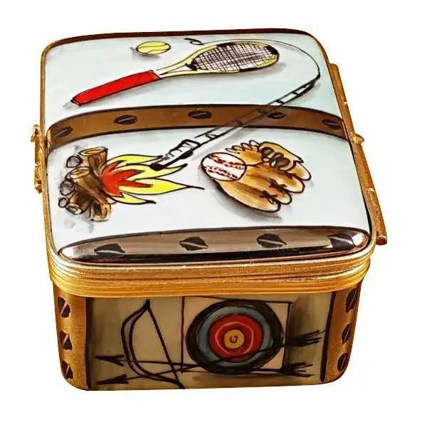 Happy Camper Camping Trunk Limoges Box, view 4