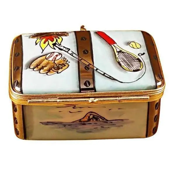 Happy Camper Camping Trunk Limoges Box, view 3
