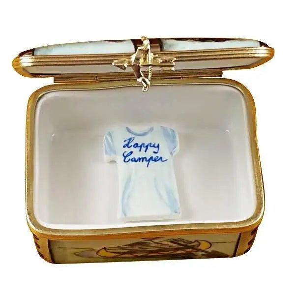 Happy Camper Camping Trunk Limoges Box, view 2