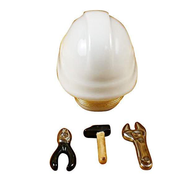 Hard Hat with Tools Limoges Box Gift, view 5