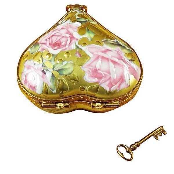 Heart Key to My Heart Limoges Box, view 4