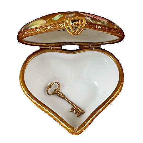 Heart Key to My Heart Limoges Box, view 5
