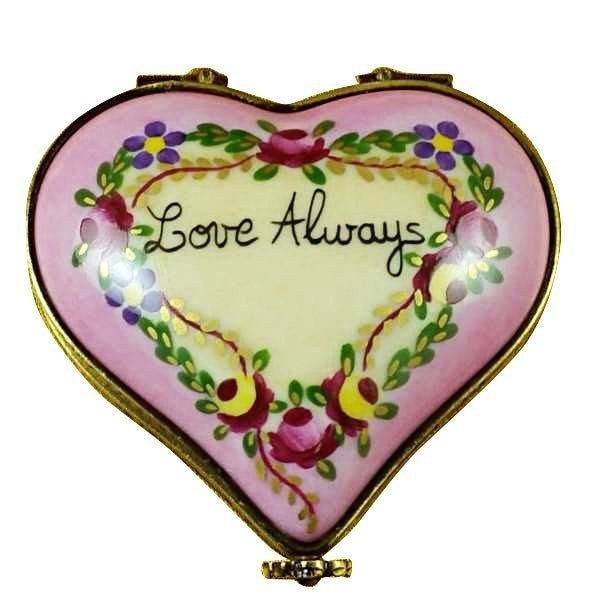 Heart Love Always Limoges Box Keepsake for Love Birds, view 3