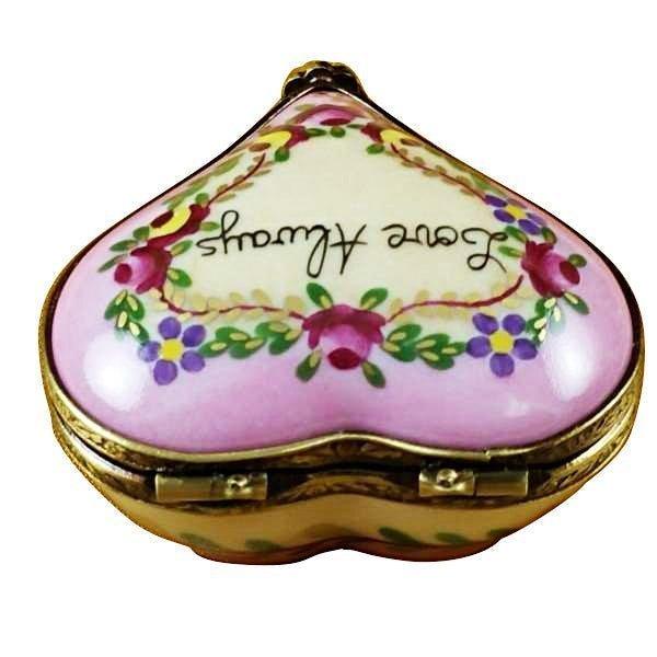 Heart Love Always Limoges Box Keepsake for Love Birds, view 4