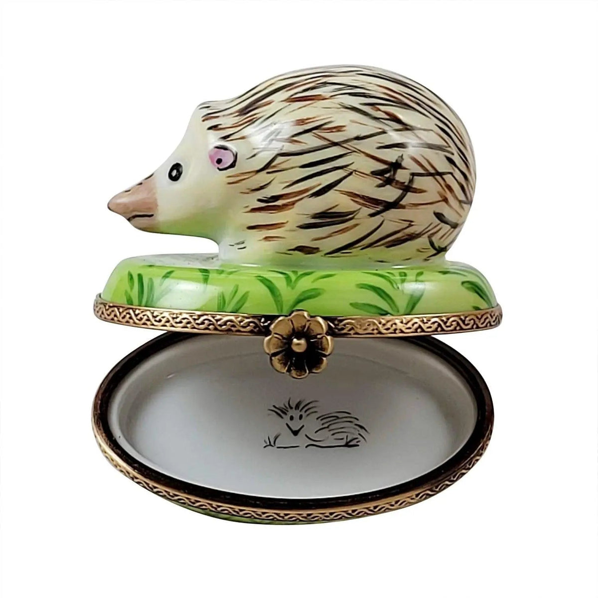 Hedgehog Limoges Box for Nature Lovers, view 2