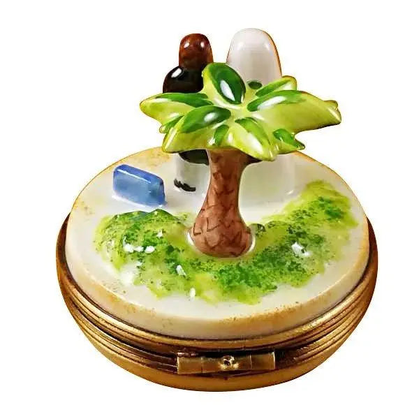 The Honeymoon Island Bride Groom for Weddings, a Limoges keepsake with true French charm