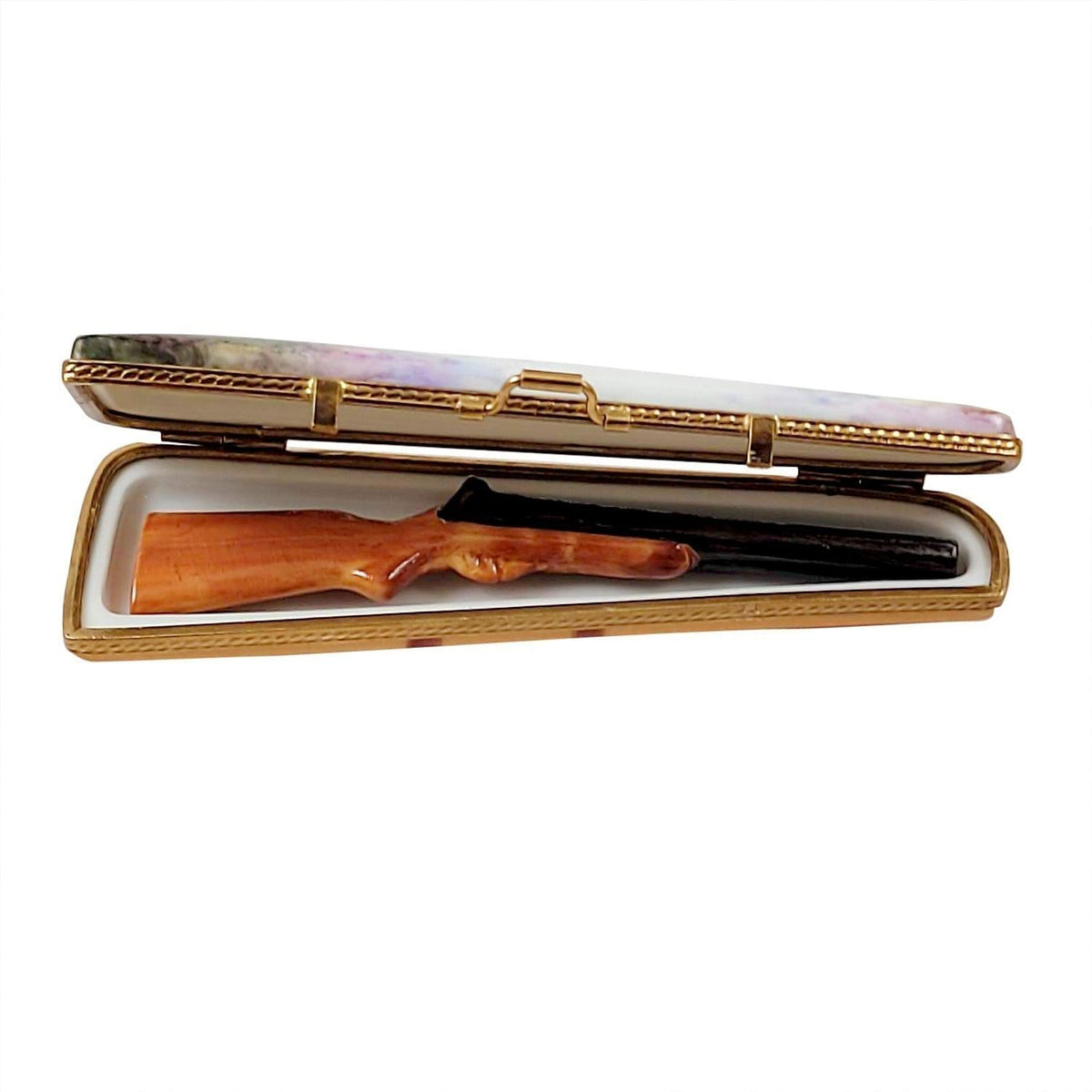 Hunting Case with Pheasant Limoges Box, view 2