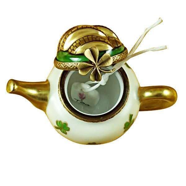 Irish Teapot Limoges Box for Tea Lovers, view 2