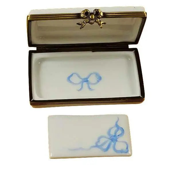 It's a Boy Blue Stork Limoges Box, view 2
