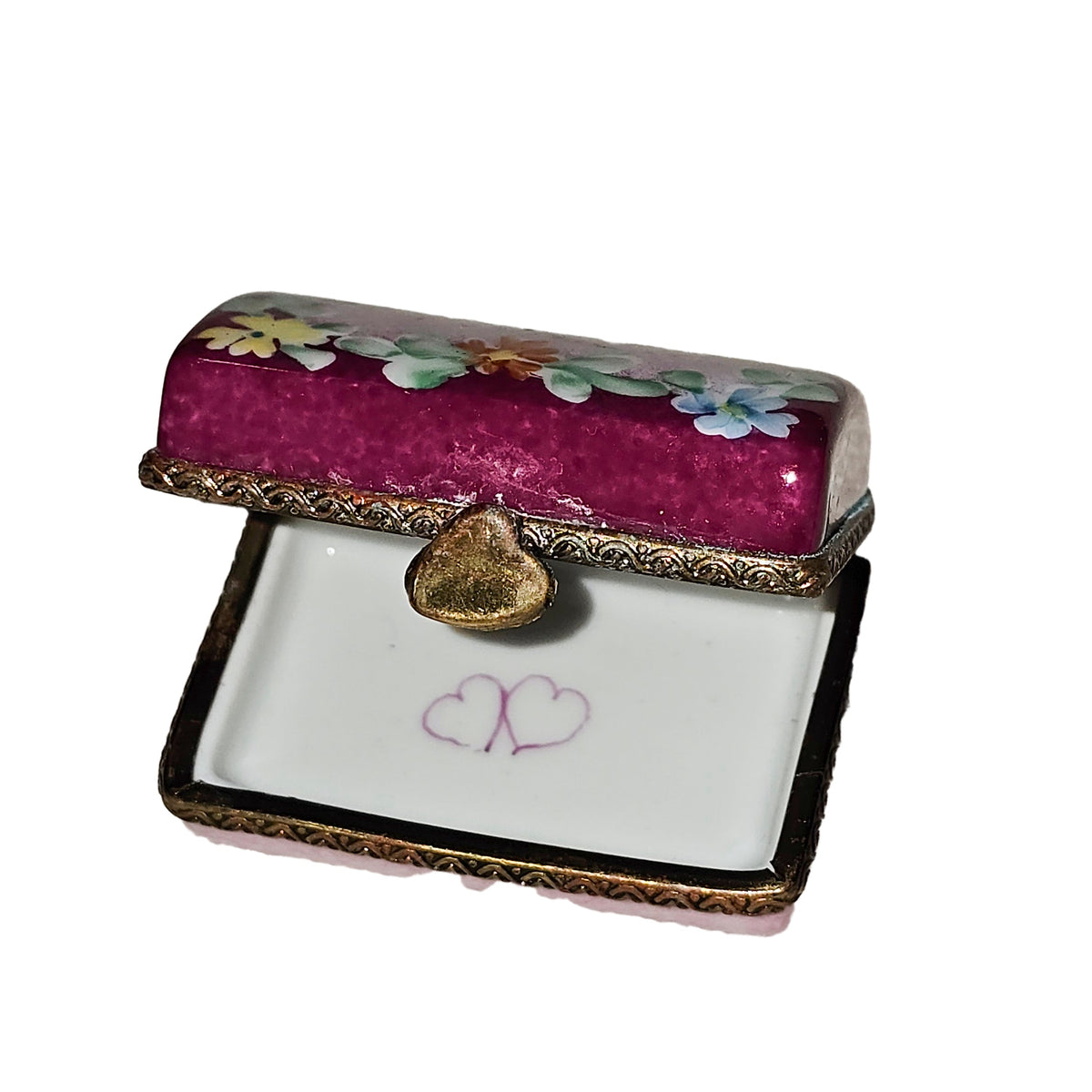 Small Floral Je Taime Trunk Box, view 3
