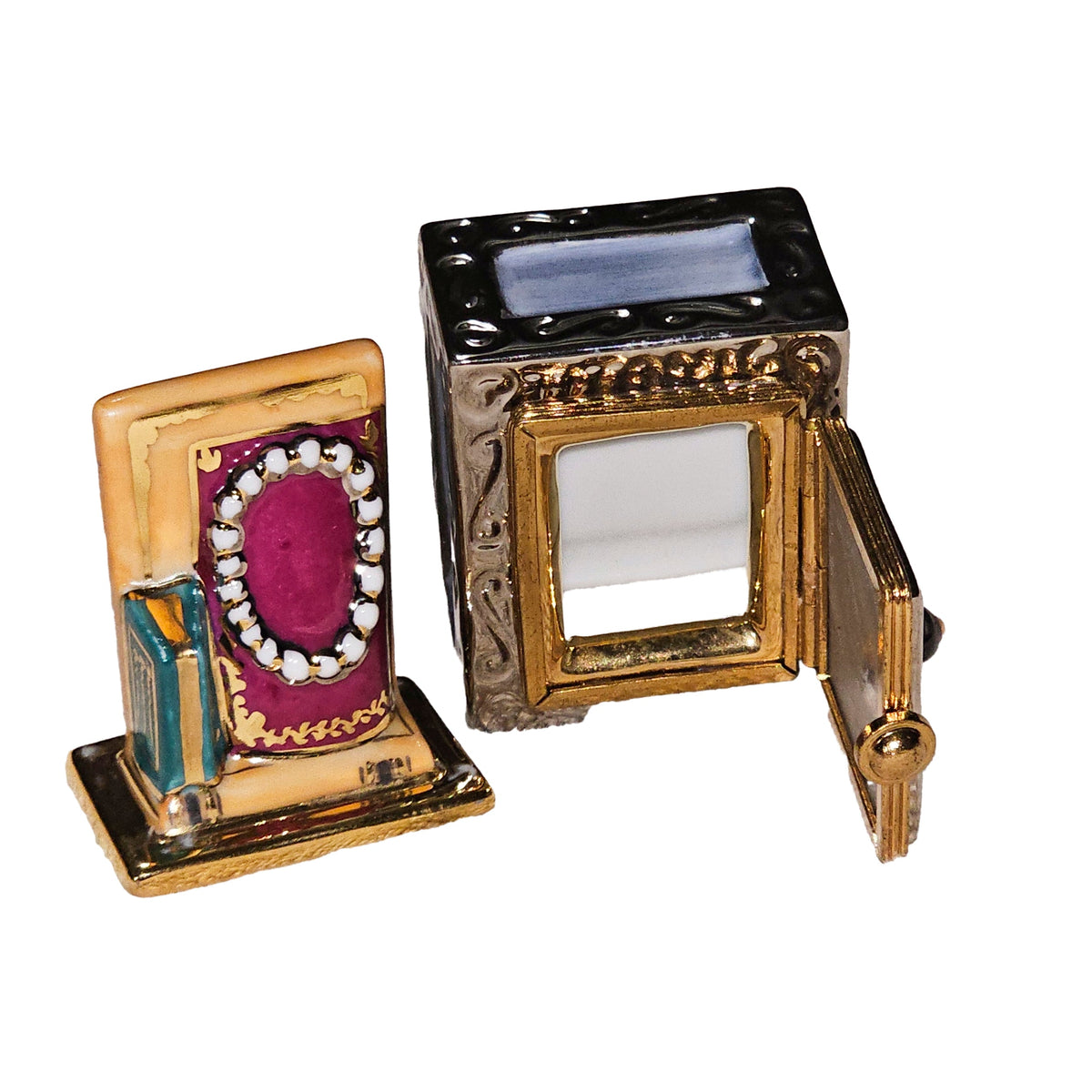 Safe w Jewels Limoges Box for Collectors, view 2
