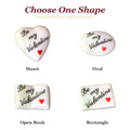 Be My Valentine porcelain goodie trinkets in all shapes: heart, oval, open book, rectangle