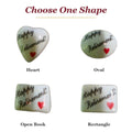 Happy Retirement! porcelain goodie trinkets in all shapes: heart, oval, open book and rectangle
