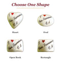 I Love San Francisco, CA porcelain goodie trinkets in all shapes: heart, oval, open book, rectangle