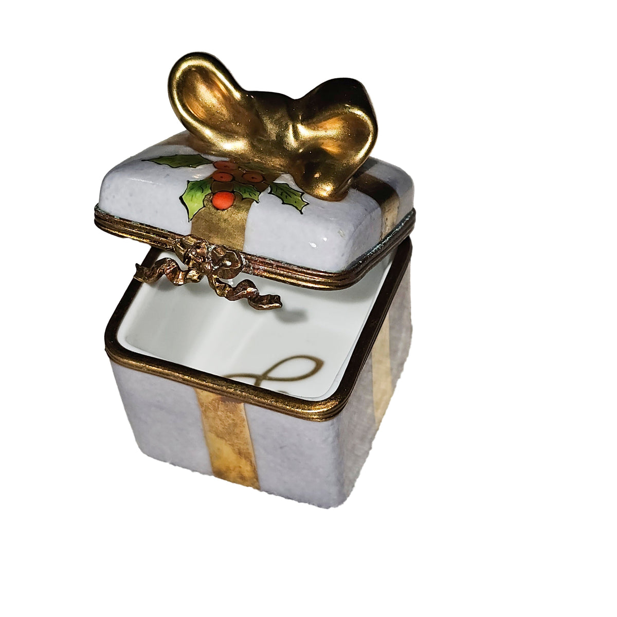 Christmas Gift Box: Light Blue Square Box, view 2