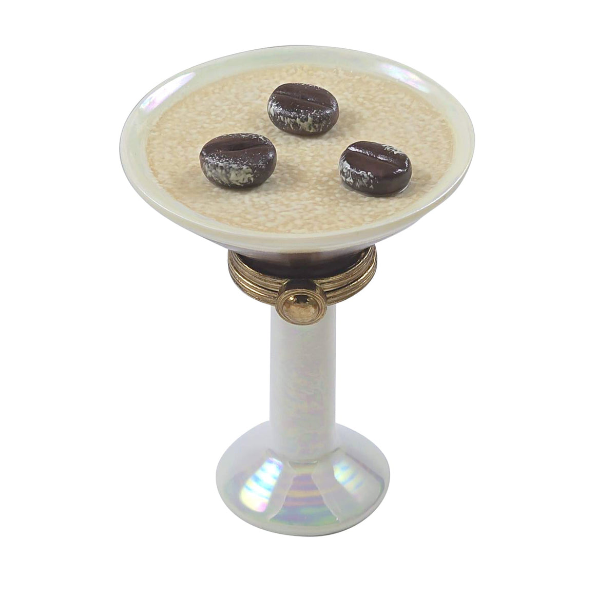 Martini w Olives Limoges Box for Cocktail Lovers, a hand-painted Limoges porcelain gift