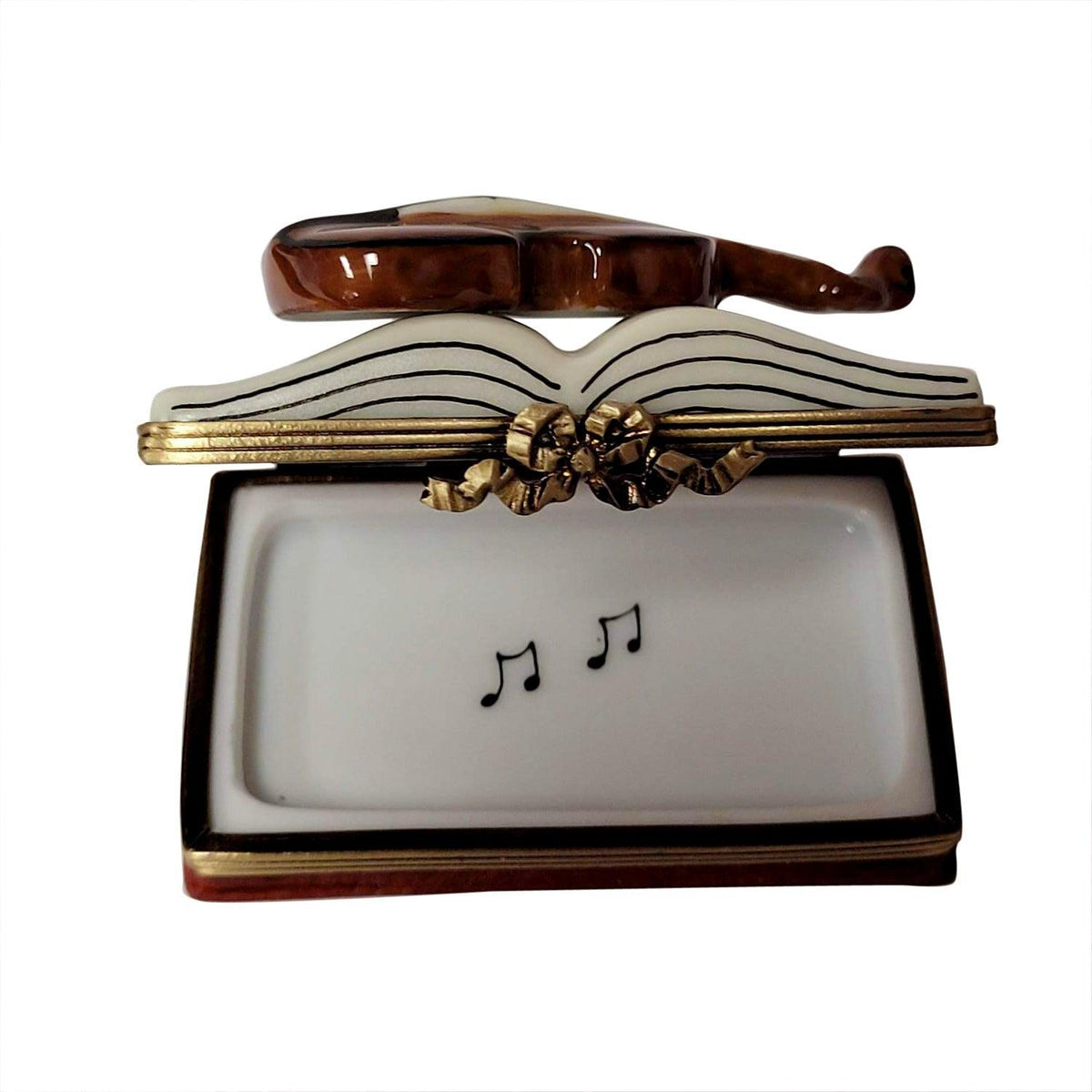 Music Book Violin Limoges Box for Music Lovers Gift, view 2
