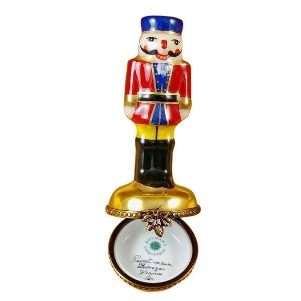 Nutcracker Gold Base Limoges Box for Holiday Decor, view 2