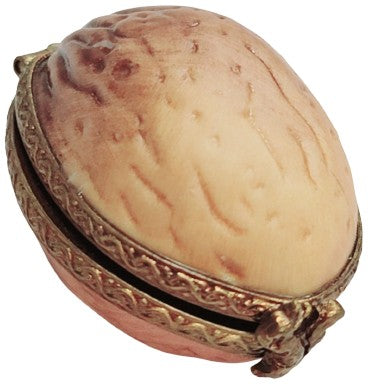 Acorn Porcelain Limoges Box for Nature Lovers Keepsake, a hand-painted Limoges porcelain gift