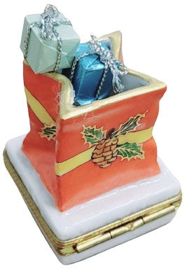 Christmas Bag of Gifts Limoges Box, view 3