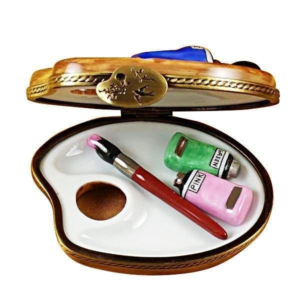Painters Palette Paints Limoges Box, view 2