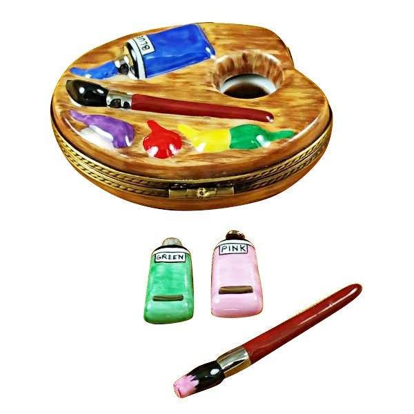 Painters Palette Paints Limoges Box, view 3