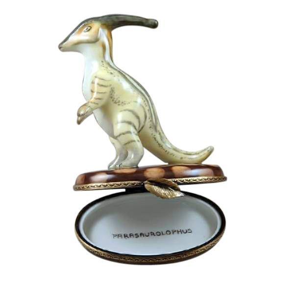 Parasaurolophus Hammerhead Dinosaur Limoges Box Collectible, view 2