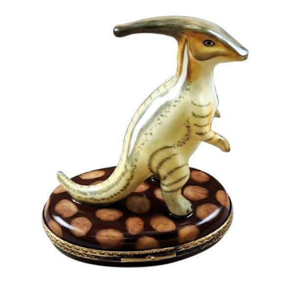 Parasaurolophus Hammerhead Dinosaur Limoges Box Collectible, view 3