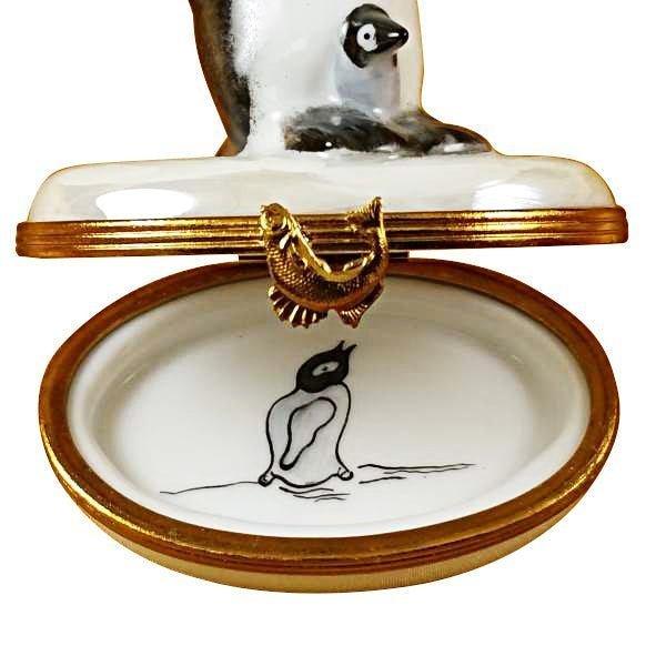 Penguin with Baby Limoges Box for New Parents, view 2